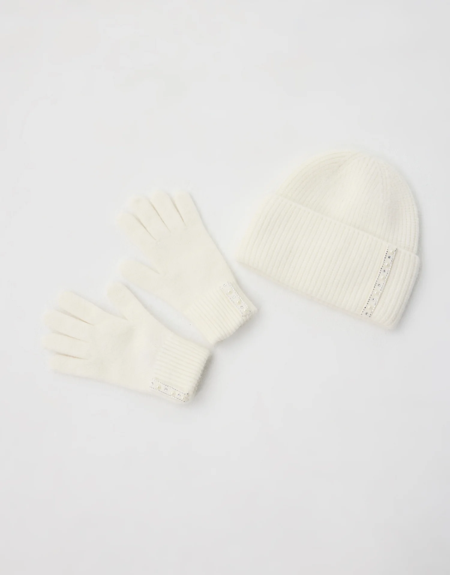 Set bonnet & gants en maille - Image 6