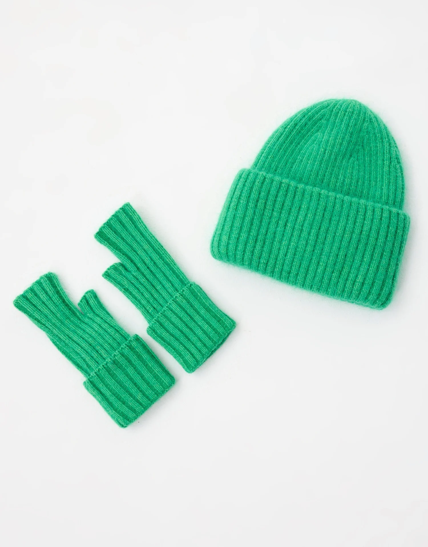 Set bonnet & gants fourrure de lapin - Image 6