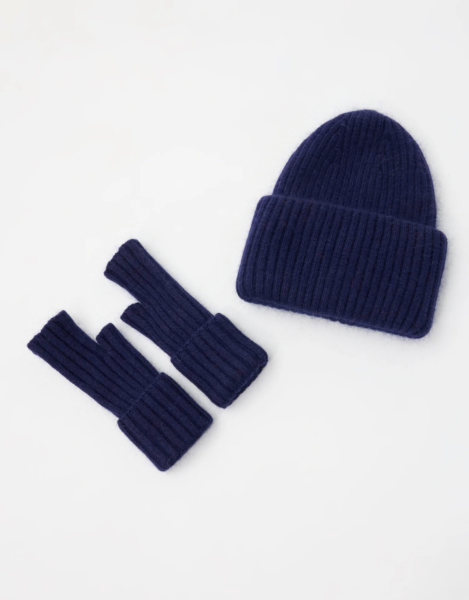 Set bonnet & gants fourrure de lapin - Image 8