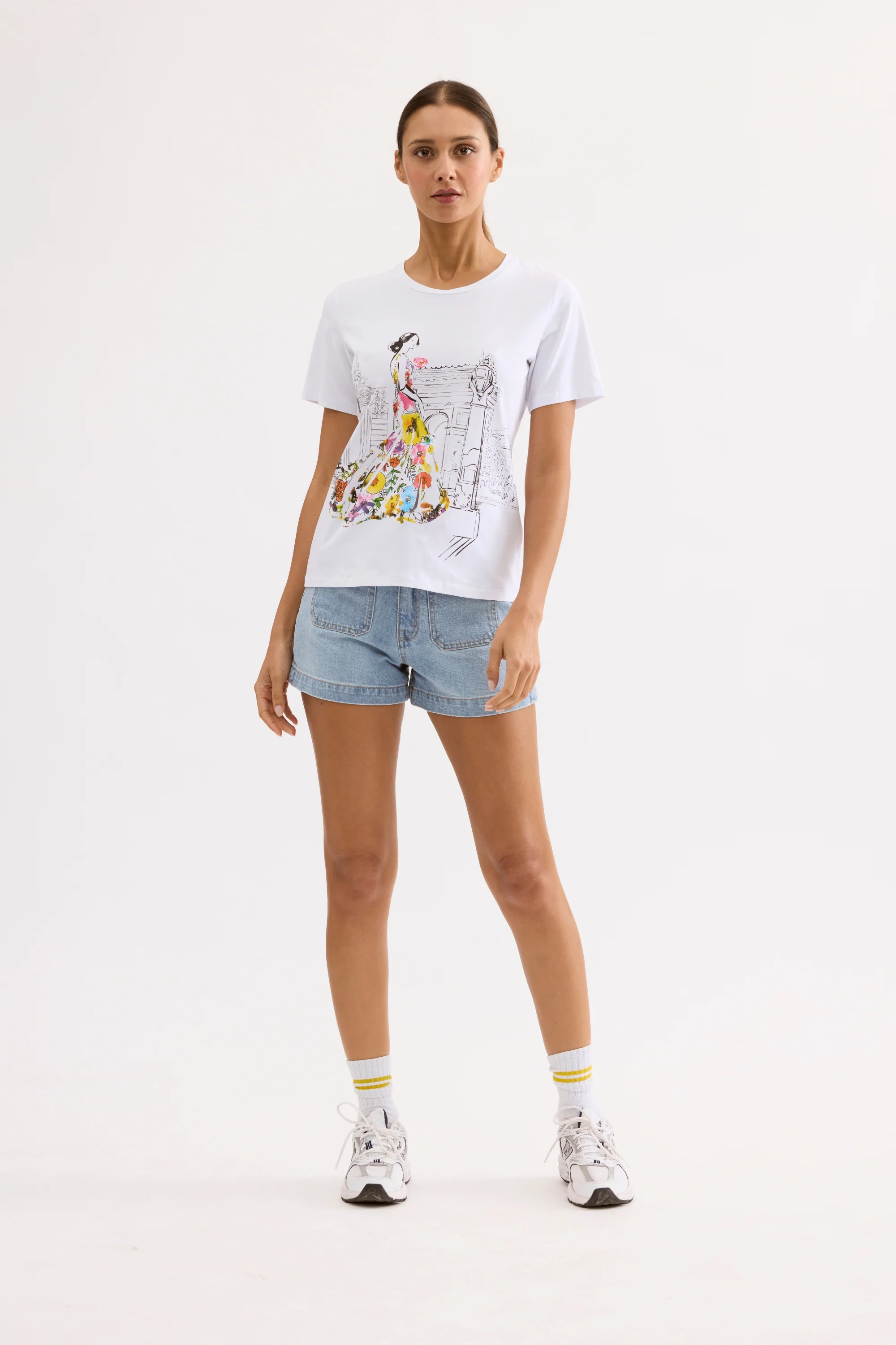 T-shirt imprimé en coton - Image 3