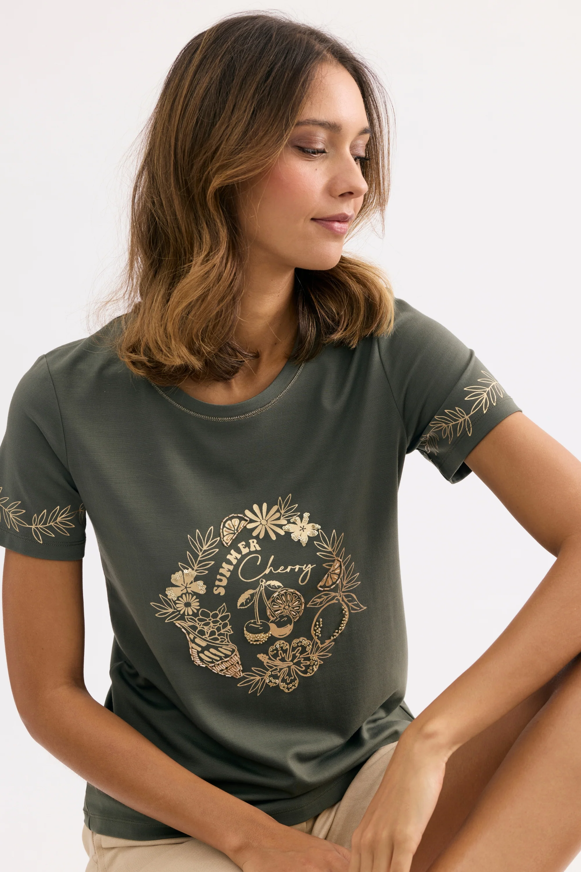 T-shirt imprimé Summer Cherry