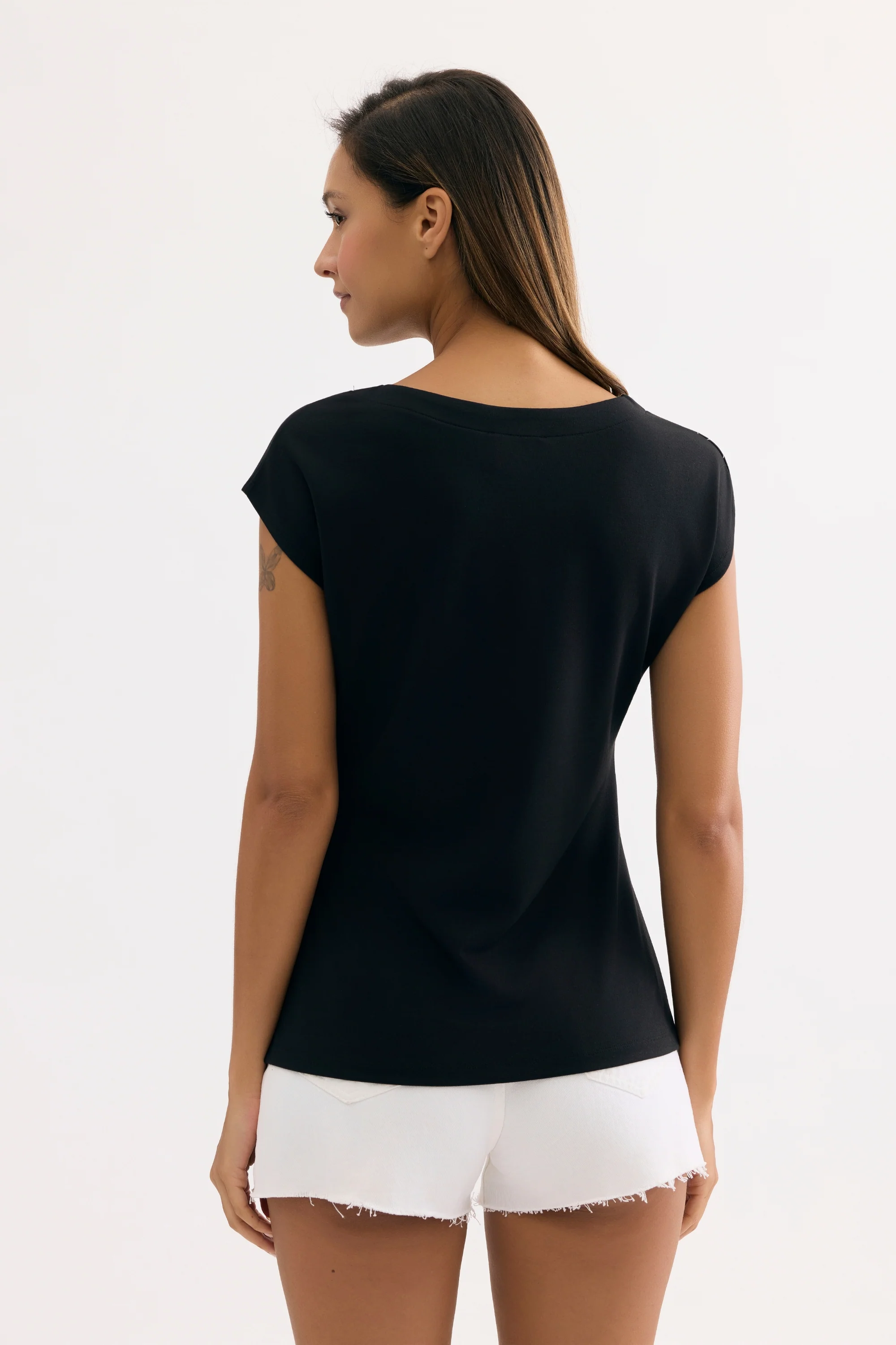 T-shirt motif fleur graphique - Image 8