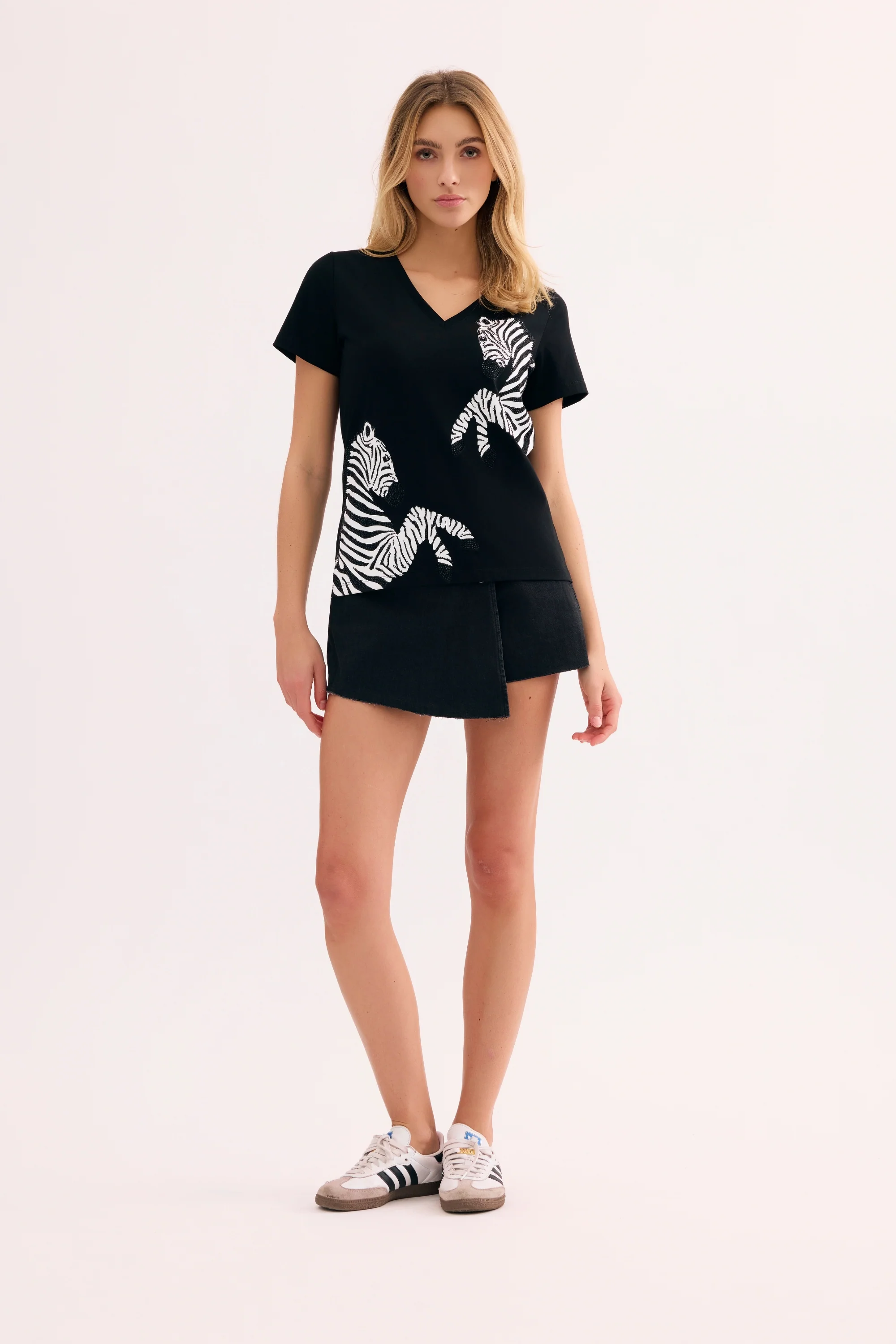 T-shirt motif zèbre - Image 3