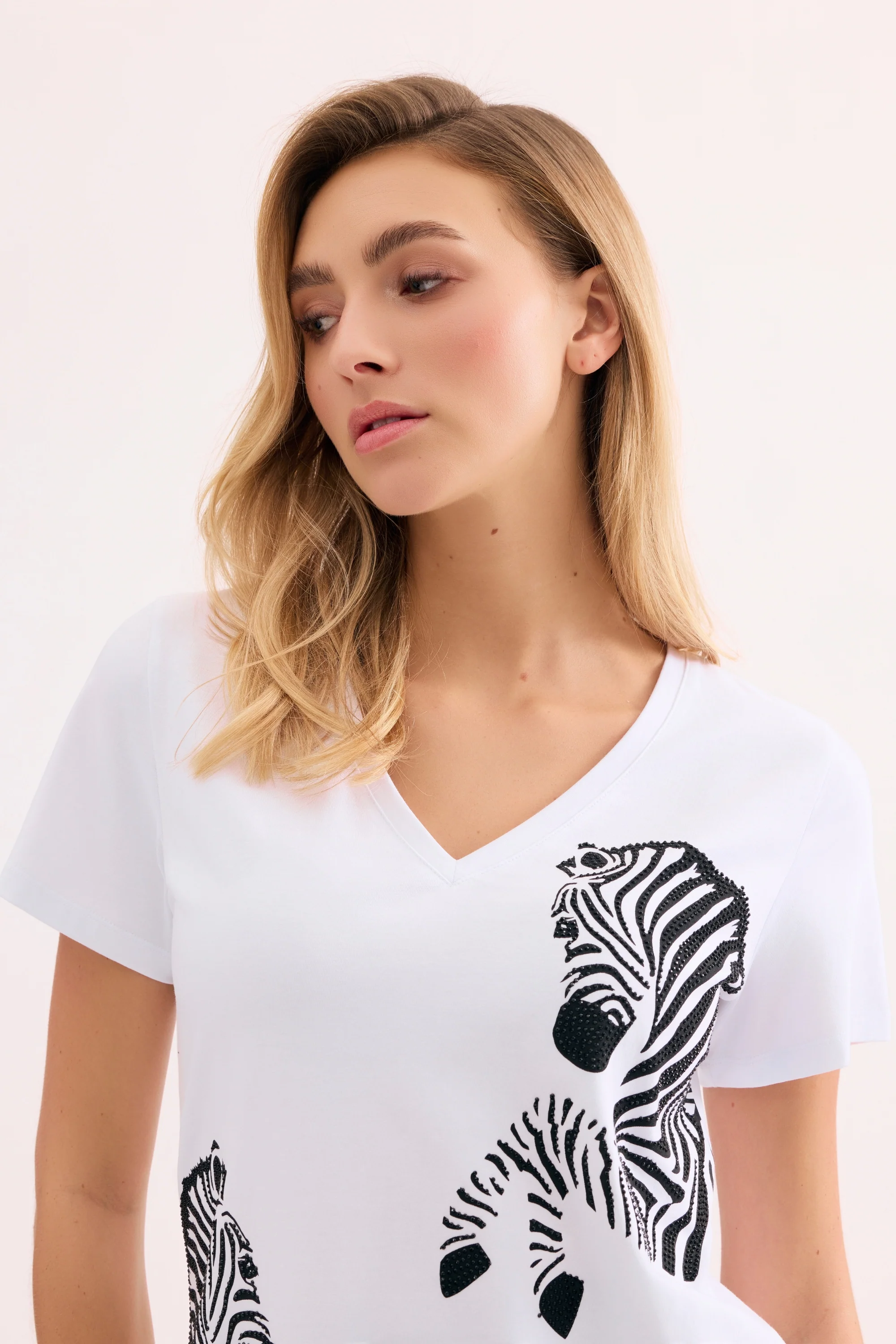 T-shirt motif zèbre - Image 5