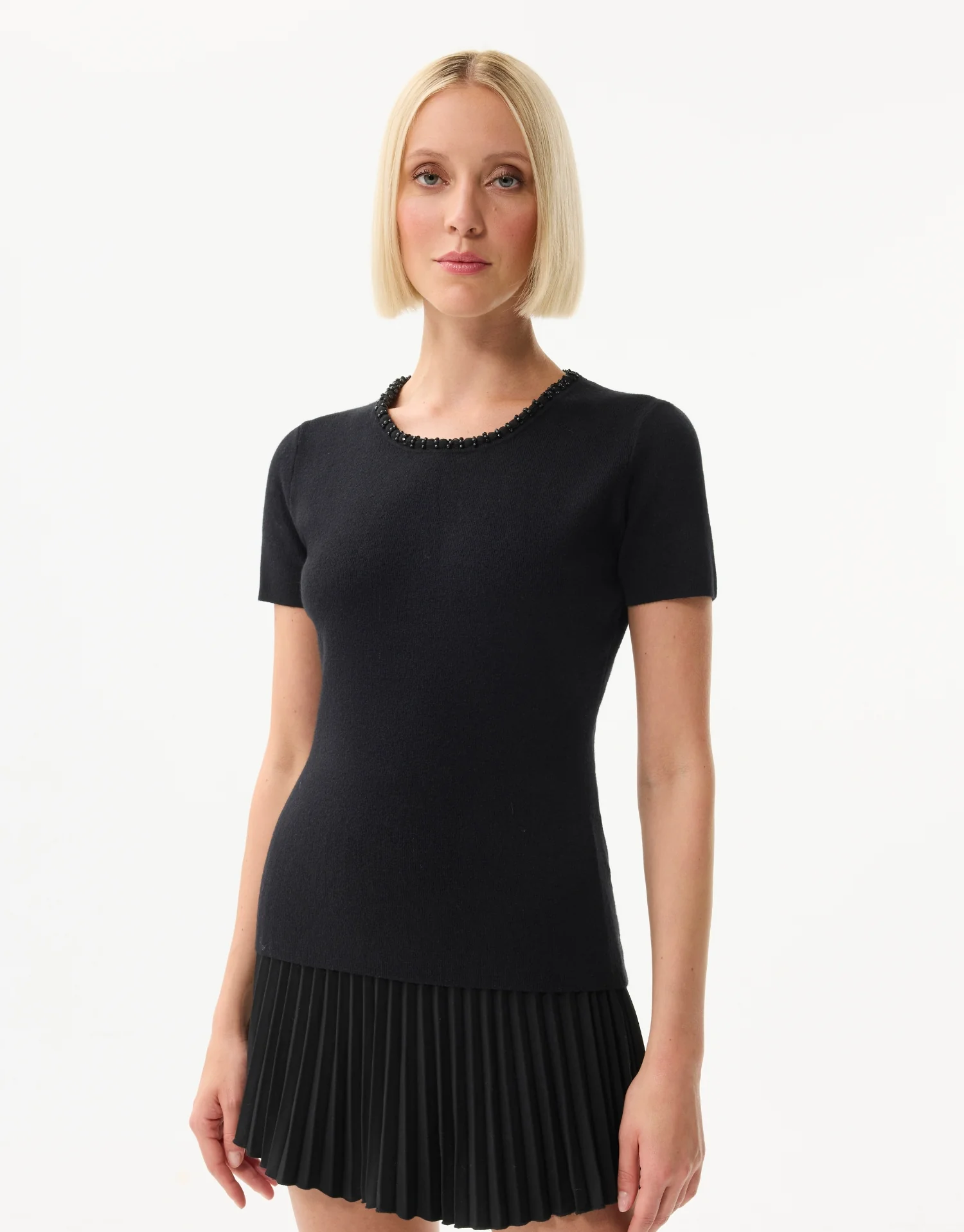 Twin-set en maille avec perles - Image 6