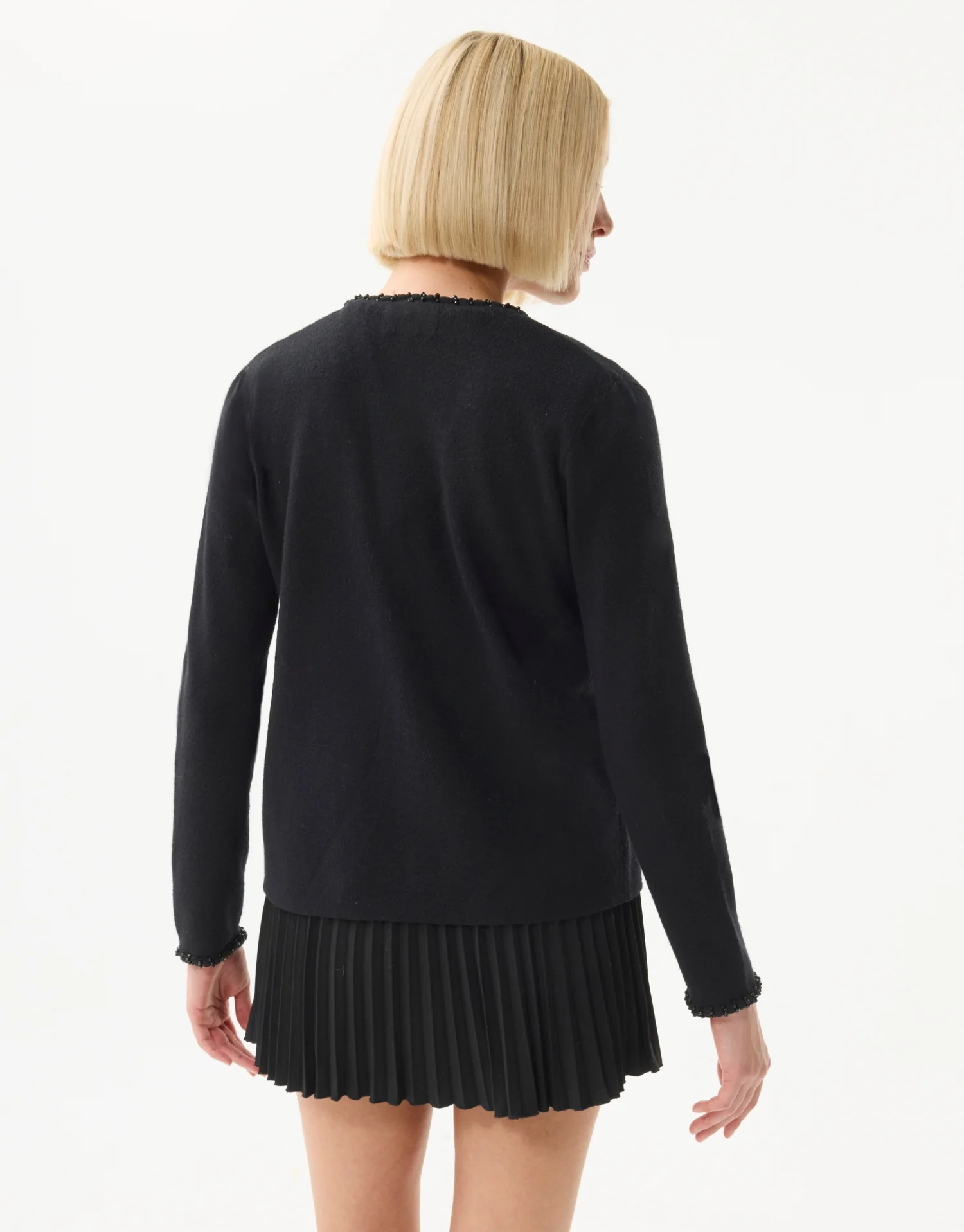 Twin-set en maille avec perles - Image 8