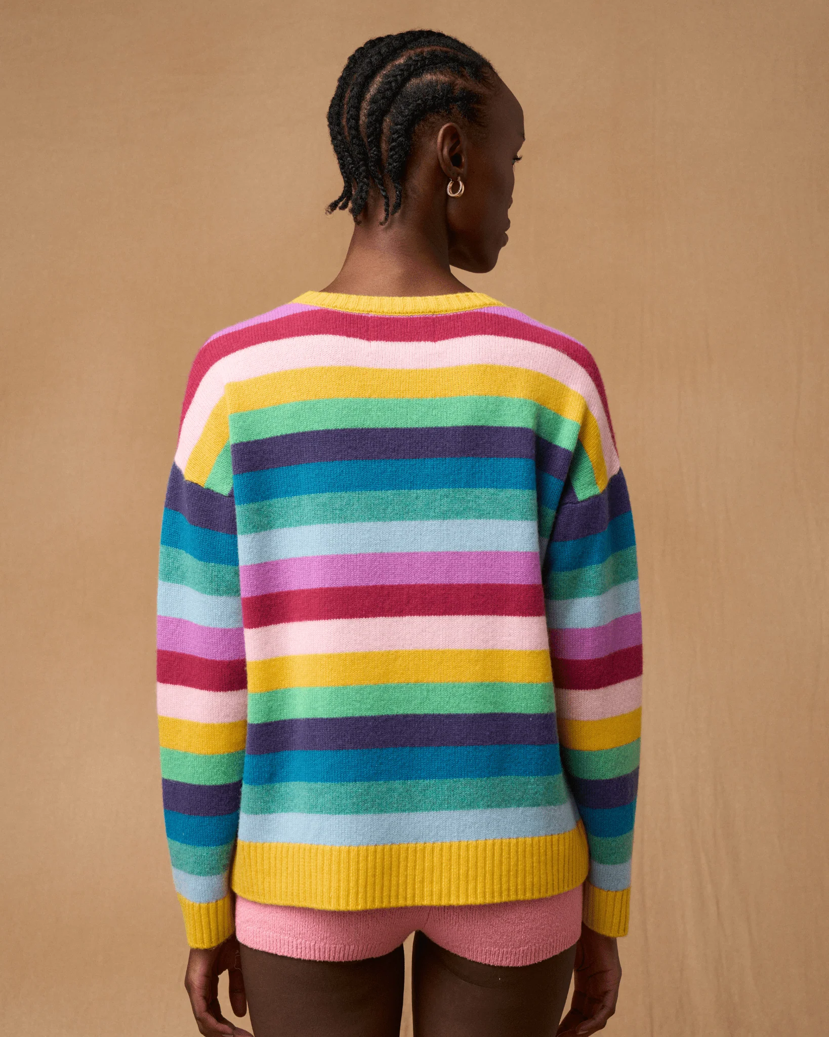 Pull Daisy coloré en cachemire - Image 4