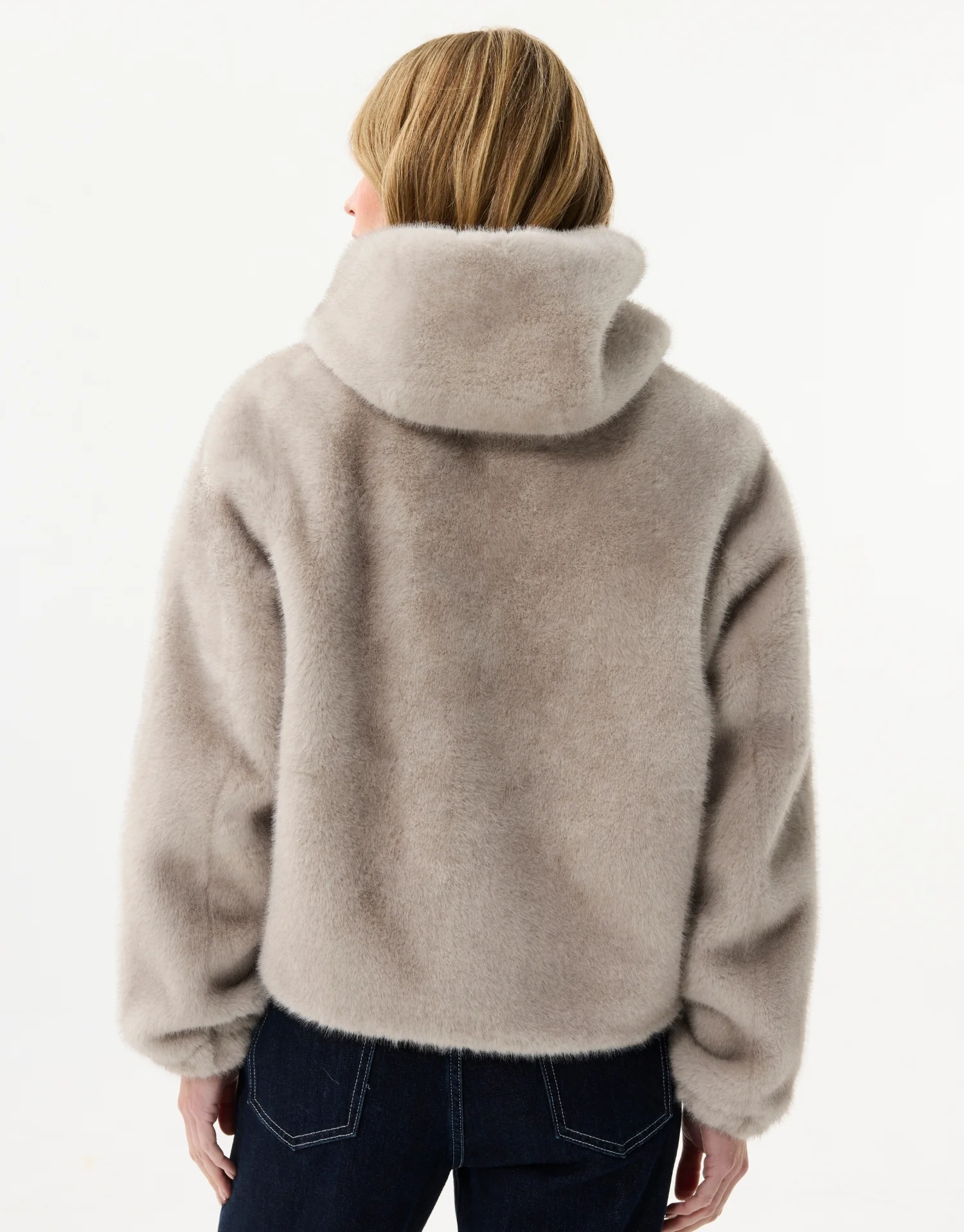 Veste à capuche en fausse fourrure - Image 12