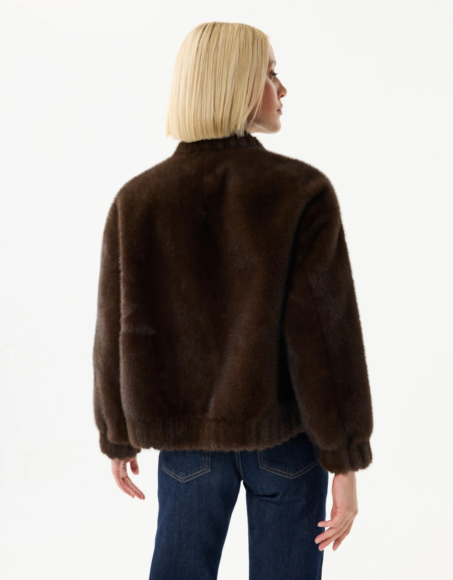 Veste courte en fausse fourrure - Image 11