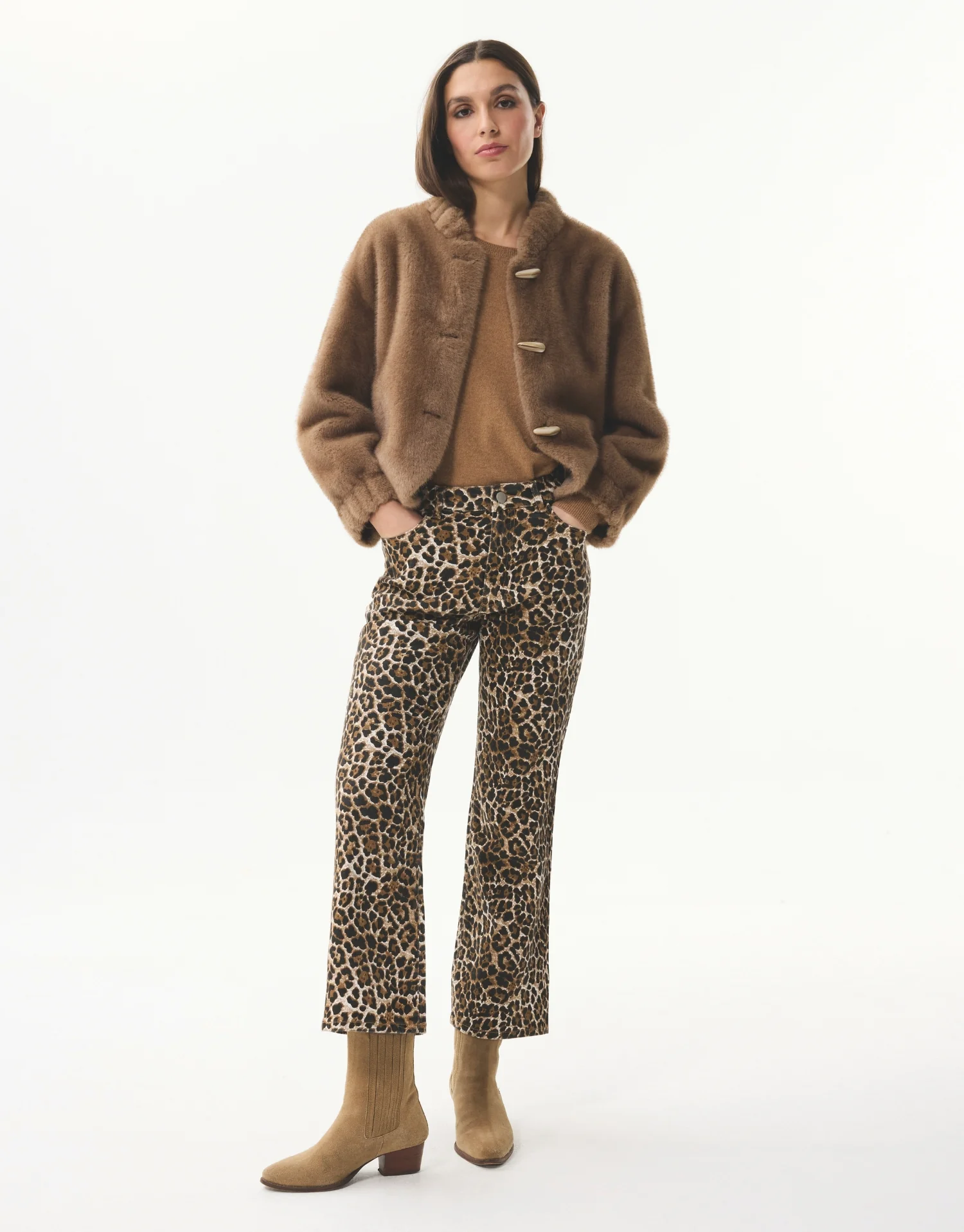 Veste courte en fausse fourrure - Image 4