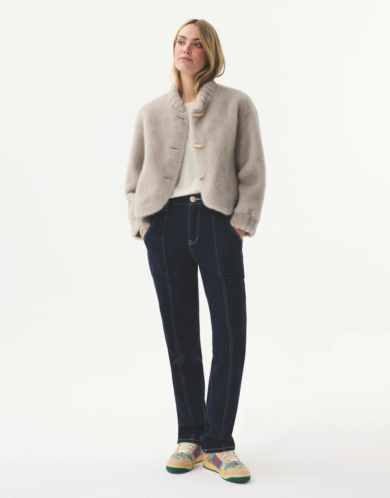 Veste courte en fausse fourrure - Image 5