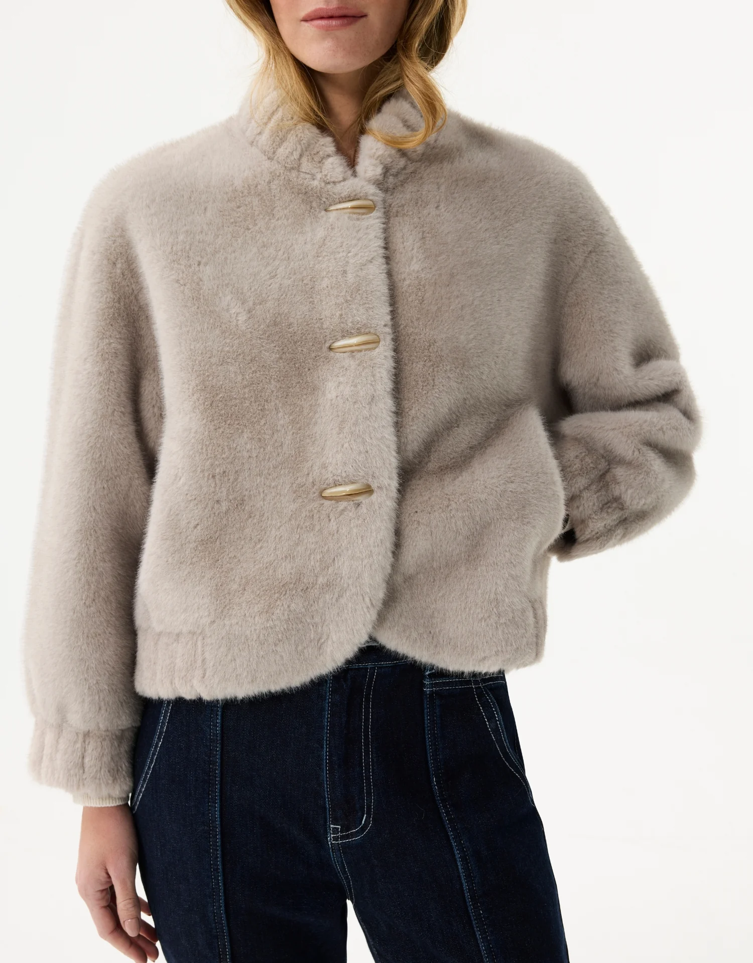 Veste courte en fausse fourrure - Image 7