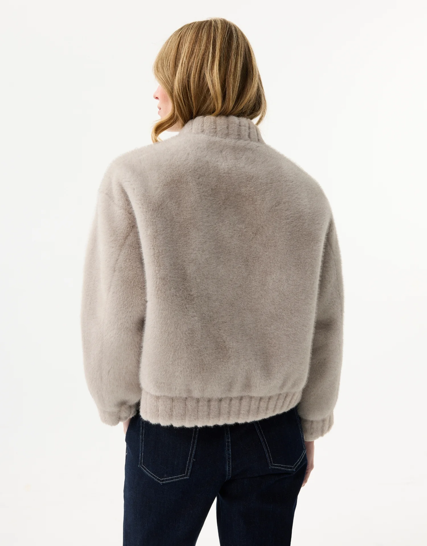 Veste courte en fausse fourrure - Image 8