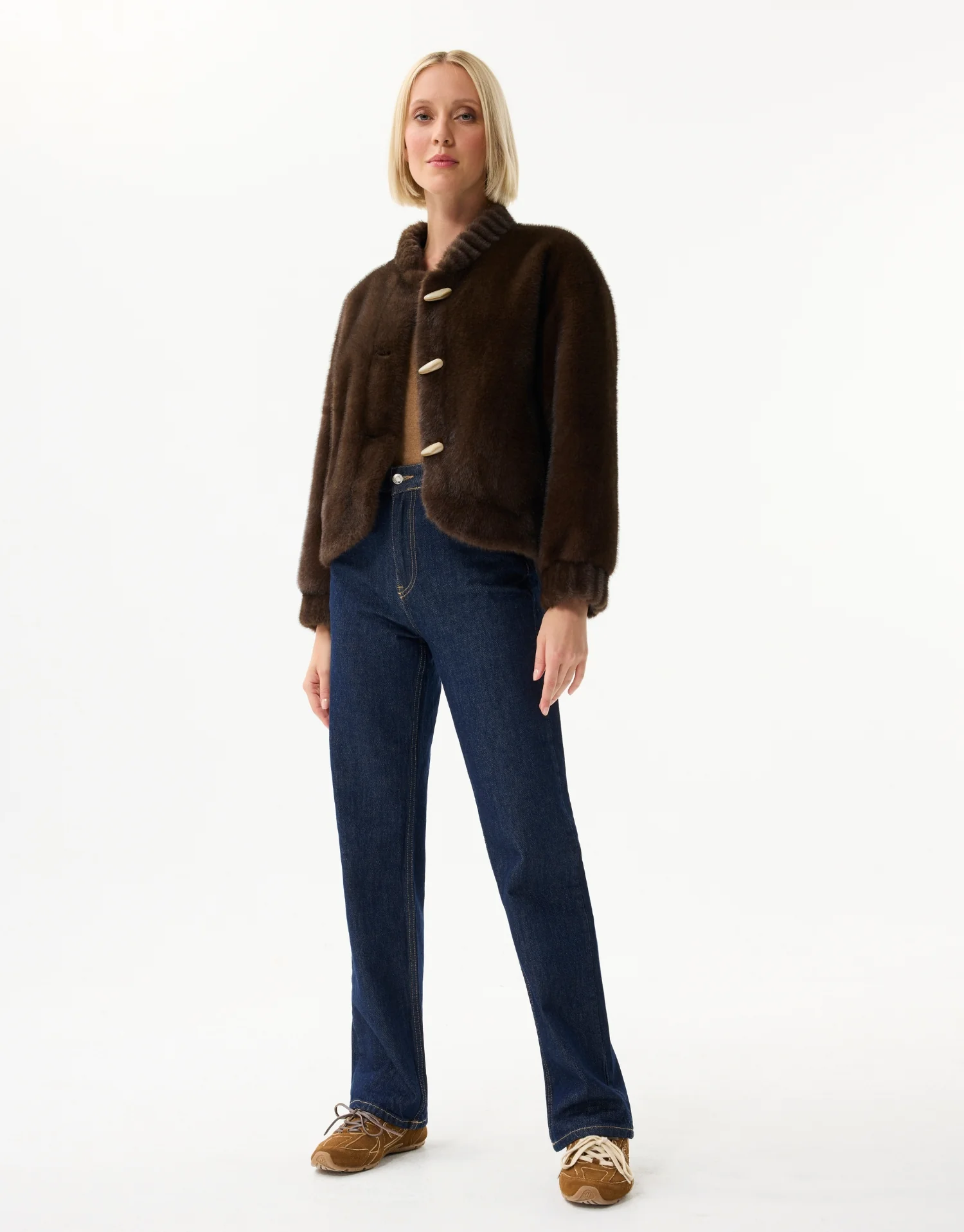 Veste courte en fausse fourrure - Image 9