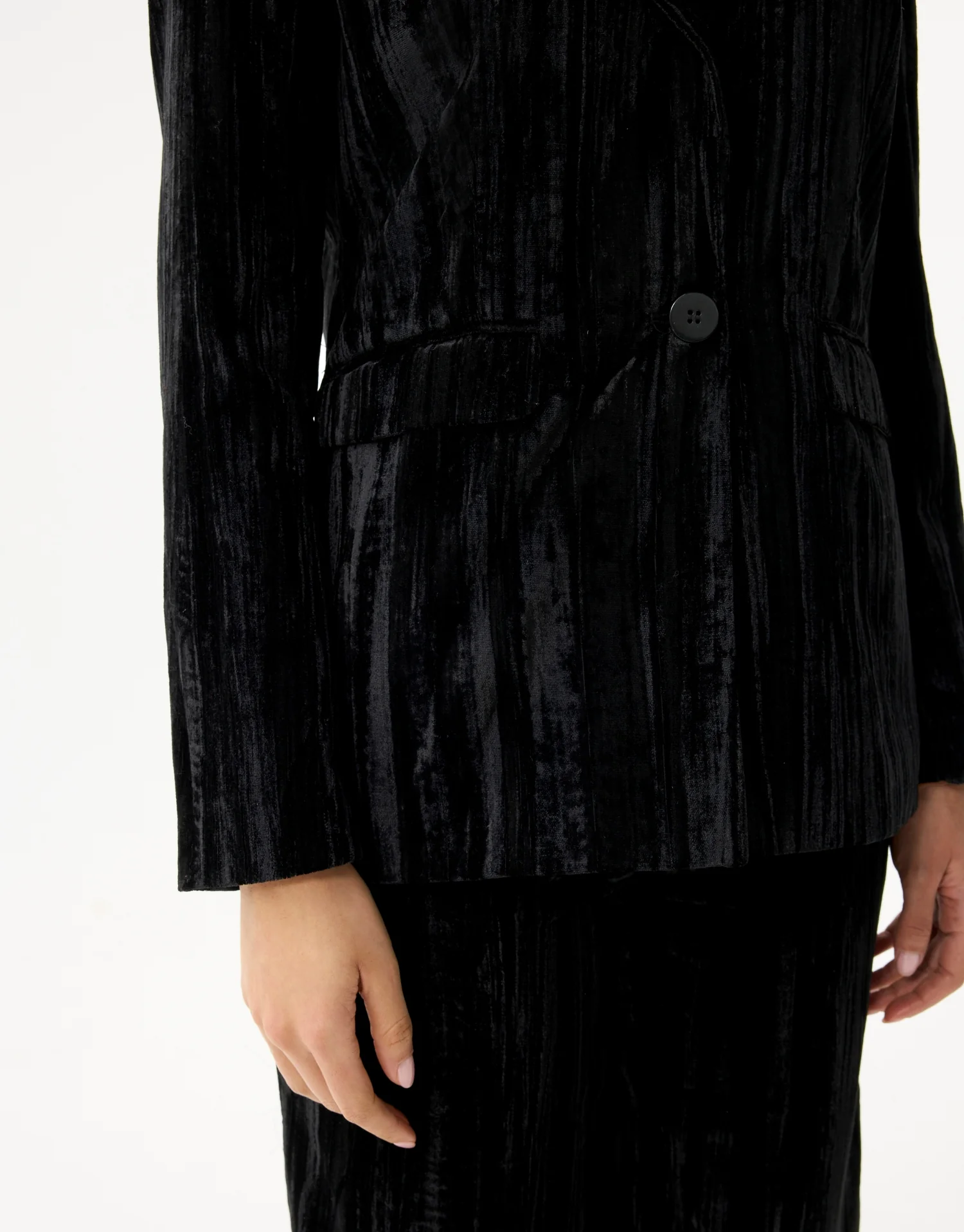 Veste de tailleur en velours - Image 4
