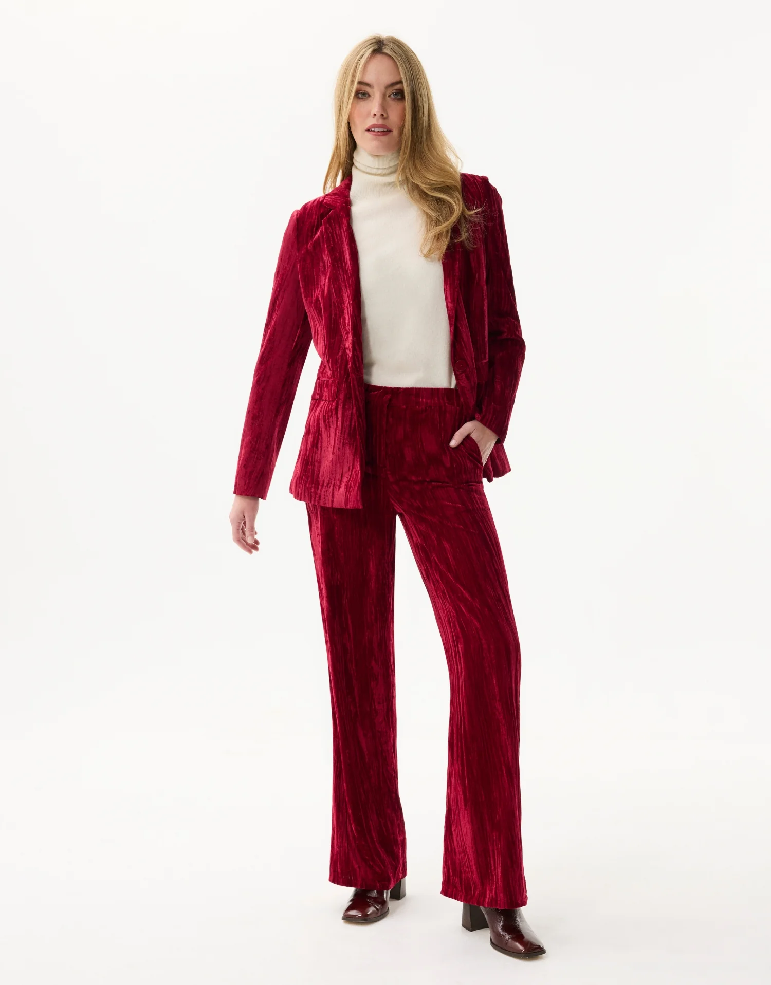 Veste de tailleur en velours - Image 5
