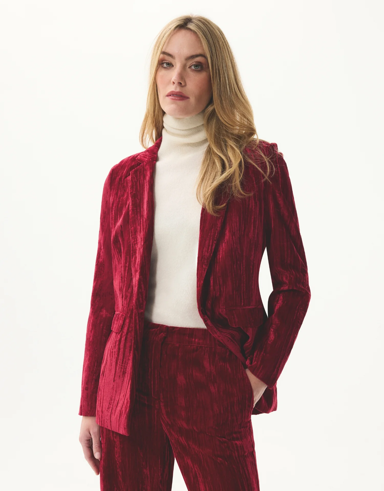 Veste de tailleur en velours - Image 8