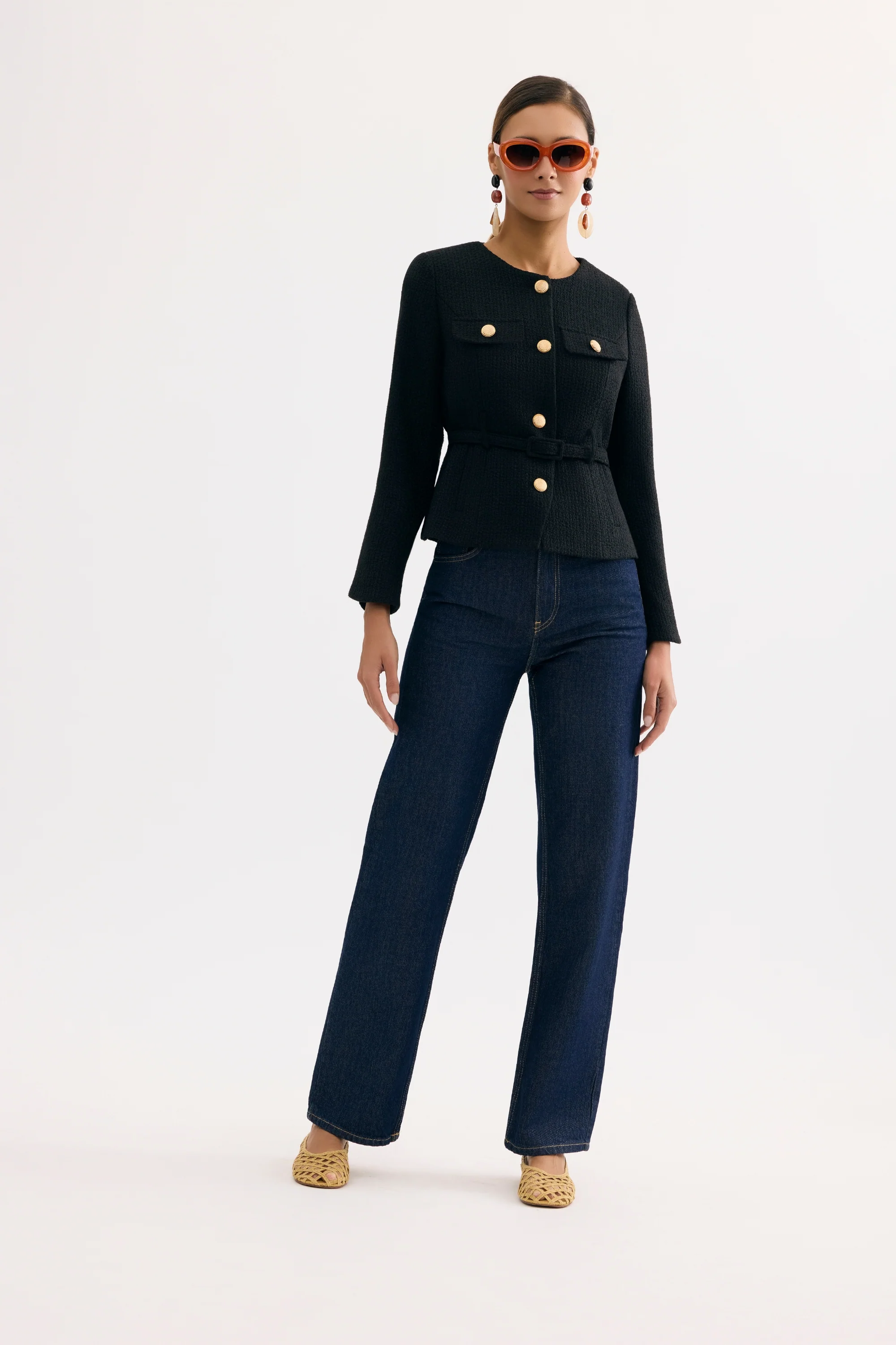 Veste élégante ceinturée - Image 2