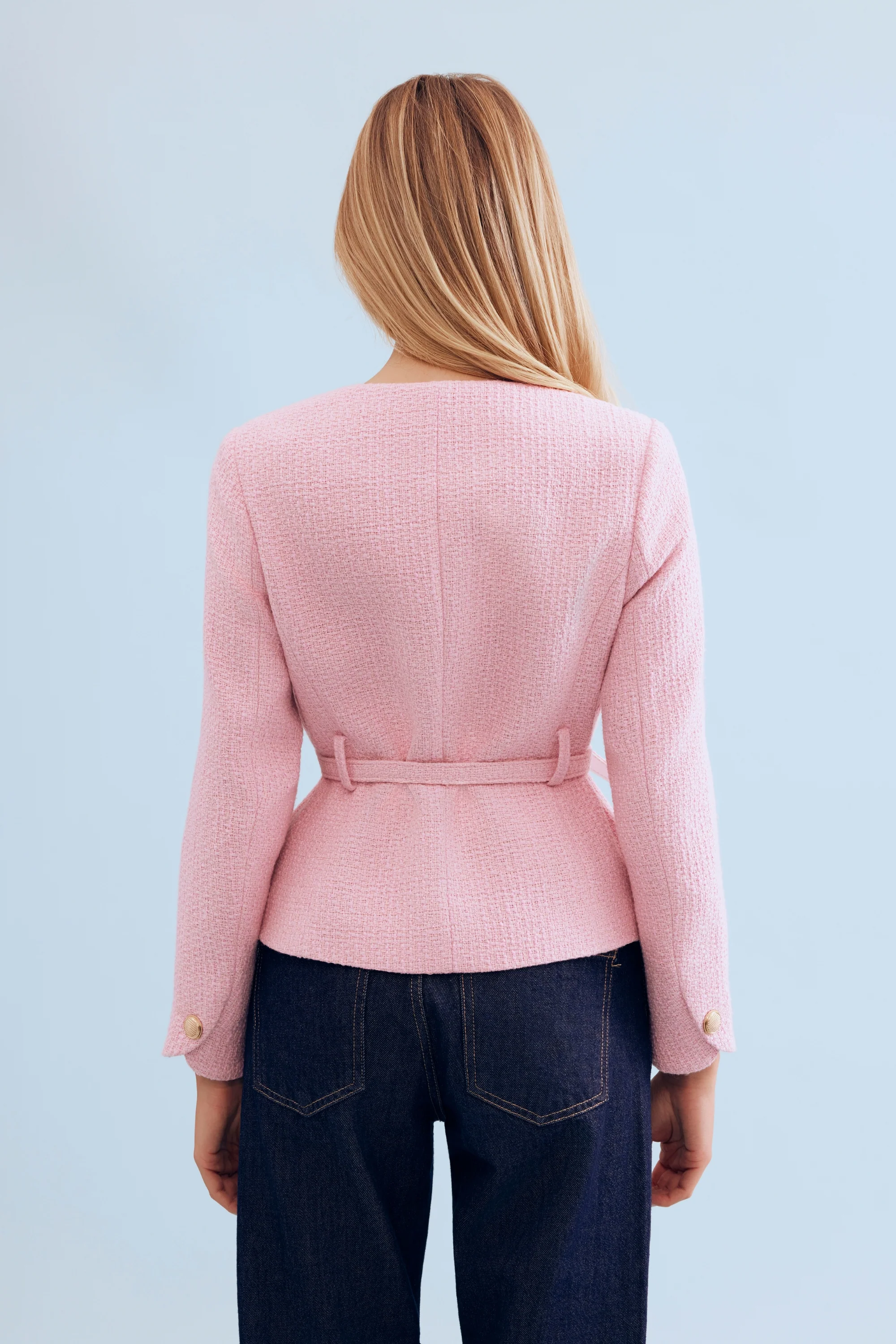Veste élégante ceinturée - Image 7