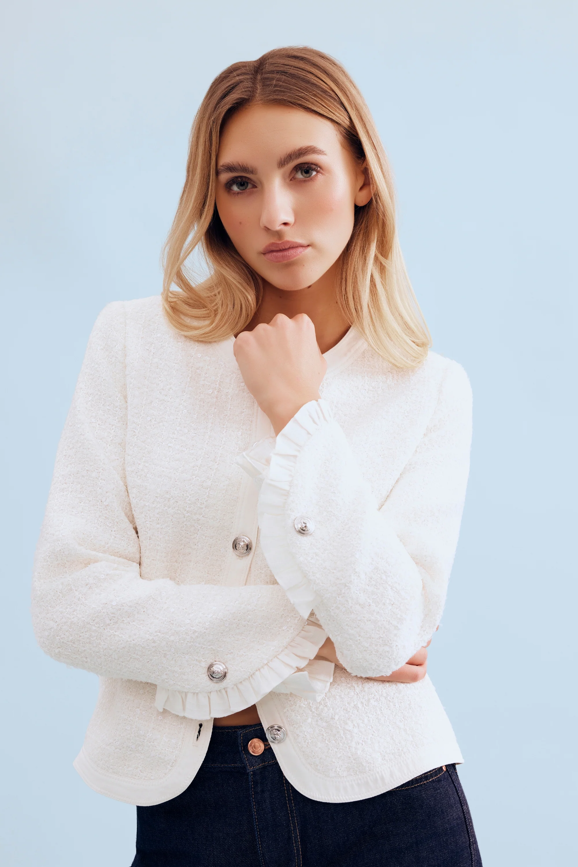 Veste texturée élégante